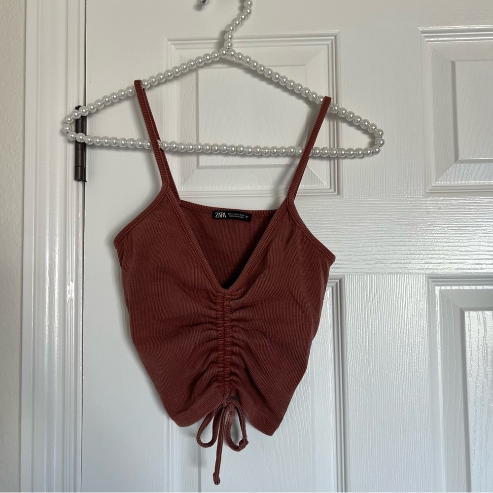 ZARA Ribbed Crop Tank - Picture 3 of 6